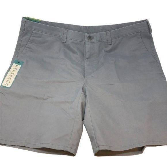 Haggar Men's Eco Straight Fit Flex Waistband Front Twill Short Size 44W - Picture 1 of 4